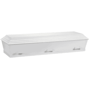 Kiste (Bisættelse) i Den Hjertevarme Afsked – Stofsky Begravelse 92 72 92 92