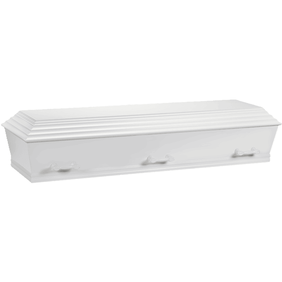 Kiste (Bisættelse) i Den Hjertevarme Afsked – Stofsky Begravelse 92 72 92 92