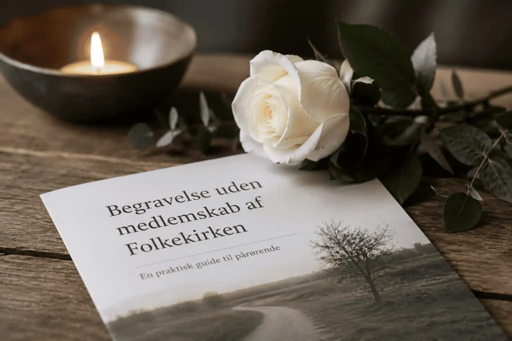 Begravelse uden medlemskab af Folkekirken - guide til borgerlig begravelse og bisættelse